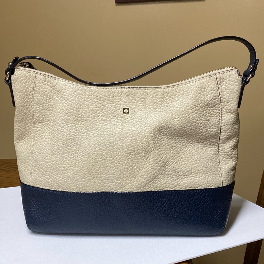 Kate Spade purse cream and navy